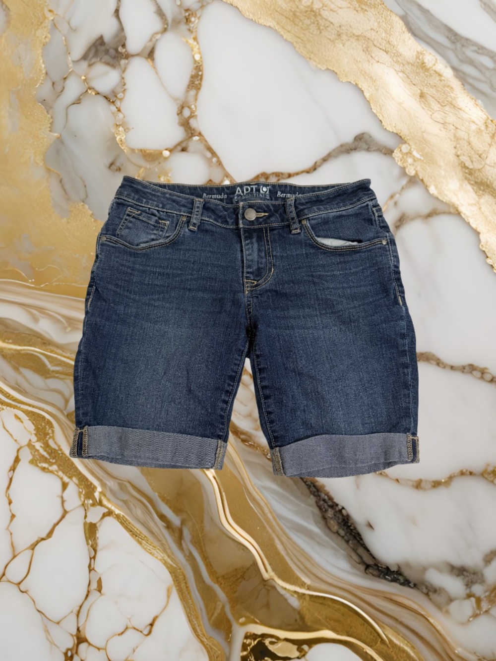 Womens APT. 9 Bermuda Jean Shorts